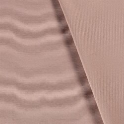 Rippenjersey Ottoman *Bibi* - altrosa