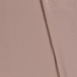 Feinstrickjersey *Bibi* Lochmuster - altrosa