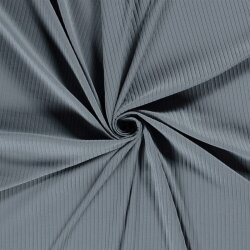 Rippenjersey *Bibi* Uni - indigo