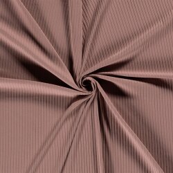 Rippenjersey *Bibi* Uni - altrosa