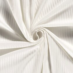 Rippenjersey *Bibi* Uni - creme