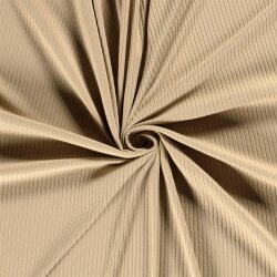 Rippenjersey *Bibi* Uni - hellbeige