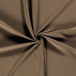 Rippenjersey *Bibi* Uni - taupe