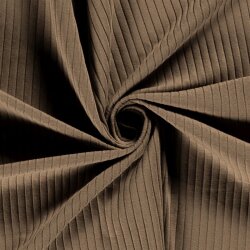 Rippenjersey *Bibi* Uni - taupe