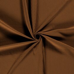 Rippenjersey *Bibi* Uni - braun