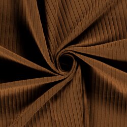 Rippenjersey *Bibi* Uni - braun