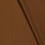 Rippenjersey *Bibi* Uni - braun