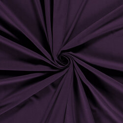 Baumwolljersey *Mila* Uni - aubergine