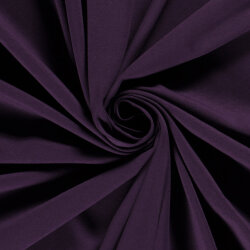 Baumwolljersey *Mila* Uni - aubergine