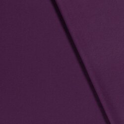 Baumwolljersey *Mila* Uni - hell aubergine