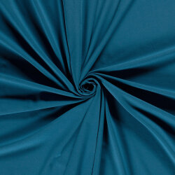 Baumwolljersey *Mila* Uni - pfauenblau