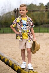 Waffeljersey *Marie* - hell beige