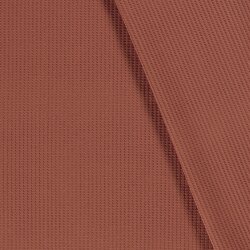 Waffeljersey *Marie* - antik steinrot