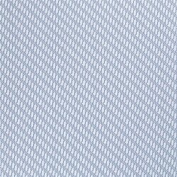 Baumwollpopeline Streifenkreise - hellblau