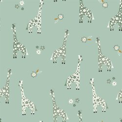 Baumwollpopeline Giraffe
