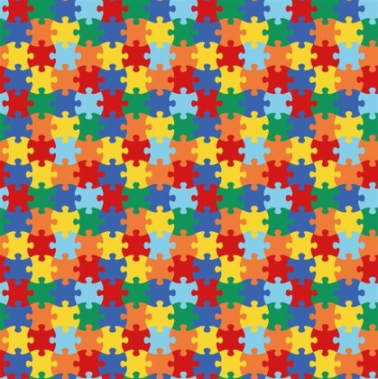 Baumwollpopeline Puzzle - FARBE