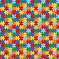 Baumwollpopeline Puzzle - FARBE