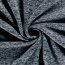 Strickfleece *Marie* Uni - meliert hell graublau
