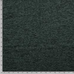 Strickfleece *Marie* Uni - meliert mystic green
