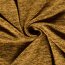 Strickfleece *Marie* Uni - meliert senfgelb