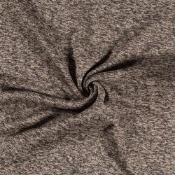 Strickfleece *Marie* Uni - meliert natur