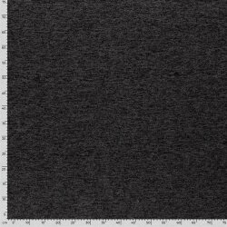 Strickfleece *Marie* Uni - meliert anthrazit