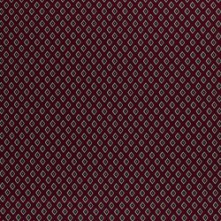 Jacquard Gestrickt Rauten - dunkelrot