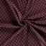 Jacquard Gestrickt Rauten - dunkelrot