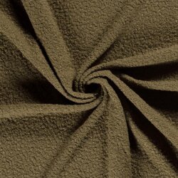 Bouclé Mantelstoff Uni *Marie* - flechte