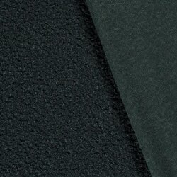 Bouclé Mantelstoff Uni *Marie* - dunkelgrün