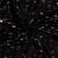 Stretch_Samt Neon Pusteblumen - schwarz