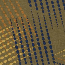 Polyester Viskose Discharge-Druck Punktstreifen - helloliv