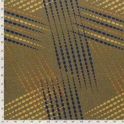 Polyester Viskose Discharge-Druck Punktstreifen - helloliv