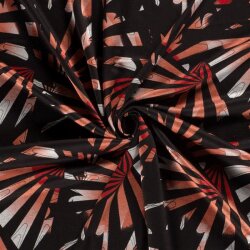 Polyester Viskose Discharge-Druck Fächer - koralle