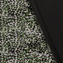 Polyester Viskose Discharge-Druck Leoflecken - grün