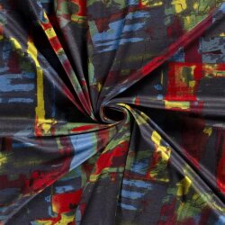 Polyester Viskose Discharge-Druck Abstract - FARBE