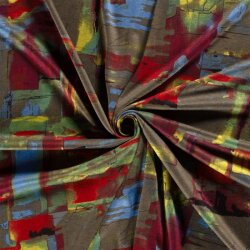 Polyester Viskose Discharge-Druck Abstract - FARBE