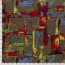Polyester Viskose Discharge-Druck Kunst - taupe