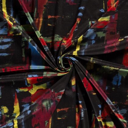 Polyester Viskose Discharge-Druck Abstract - FARBE