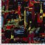 Polyester Viskose Discharge-Druck Abstract - FARBE