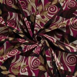 Polyester Viskose Mix Discharge-Druck Abstract - FARBE