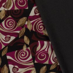 Polyester Viskose Mix Discharge-Druck Abstract - FARBE