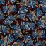 Polyester Viskose Mix Discharge-Druck Abstract - FARBE