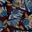 Polyester Viskose Mix Discharge-Druck Abstract - FARBE