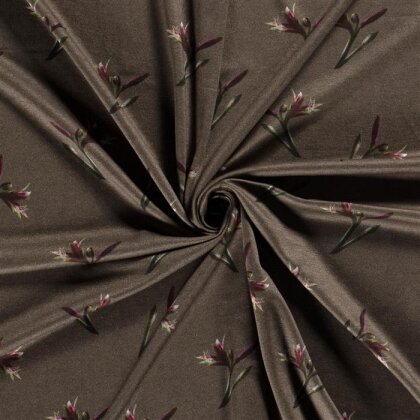 Polyester Viskose Mix Discharge-Druck BlumenS - FARBE