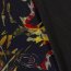 Polyester Viskose Mix Discharge-Druck Kringelmuster -dunkelblau