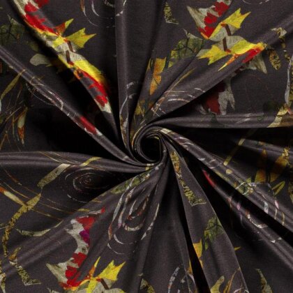 Polyester Viskose Mix Discharge-Druck Abstract - FARBE