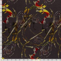 Polyester Viskose Mix Discharge-Druck Abstract - FARBE