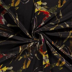Polyester Viskose Mix Discharge-Druck Abstract - FARBE