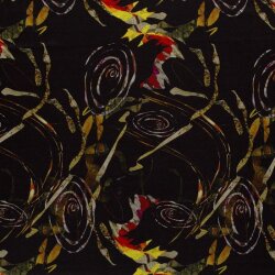 Polyester Viskose Mix Discharge-Druck Abstract - FARBE